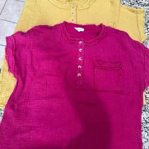 Lot of 2 - boutique blouses